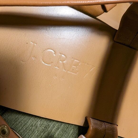 J Crew Tan leather sandals Sz 7.5 - Picture 10 of 10